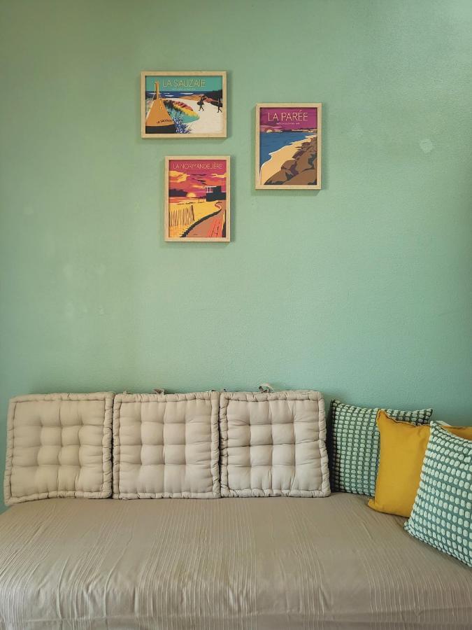 Appart Breti Plage 3 - Duplex Avec Parking Brétignolles-sur-Mer Kültér fotó